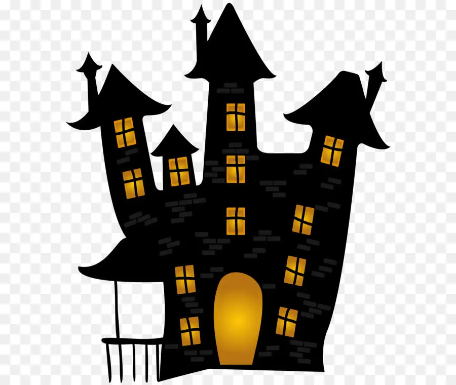 Хэллоуин，дома с привидениями PNG