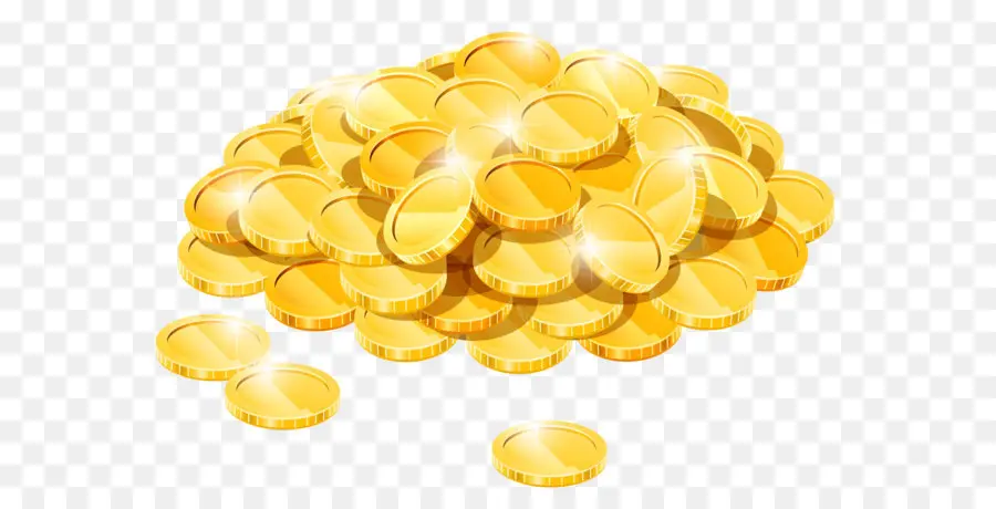 монета，золотой монета PNG