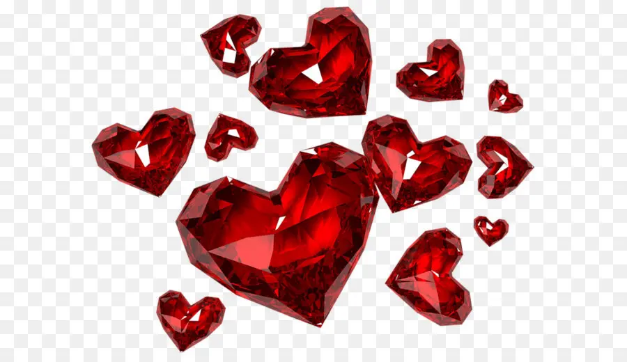 сердце，алмаз PNG