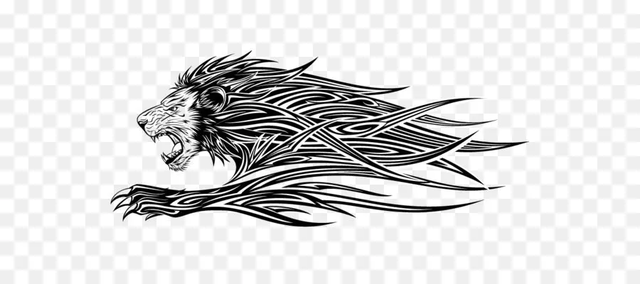 Лев，татуировки PNG