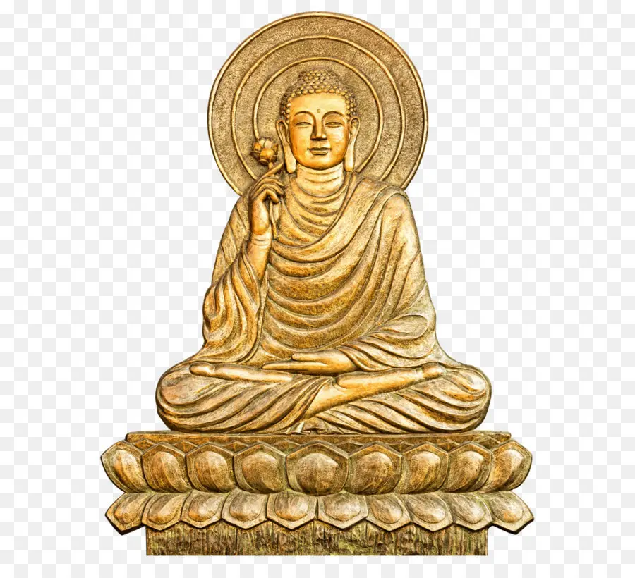 Гаутама Будда，золотой Будда PNG