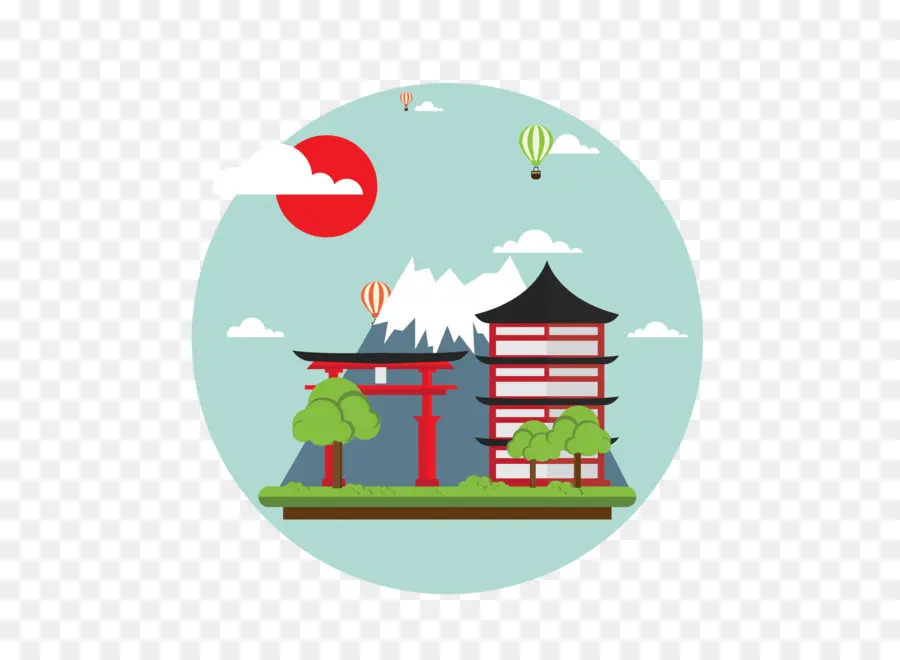 Япония，флаг из Японии PNG