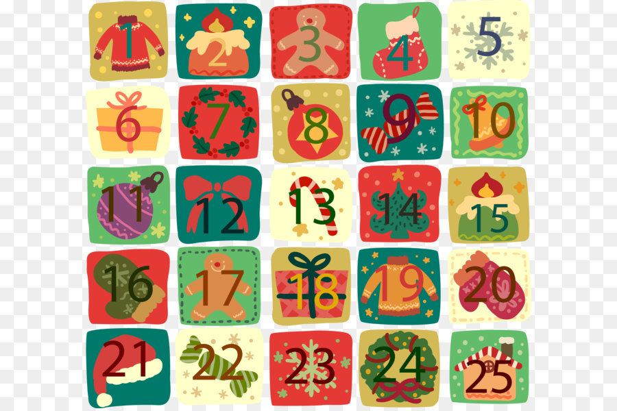 Рождество，адвент календари PNG