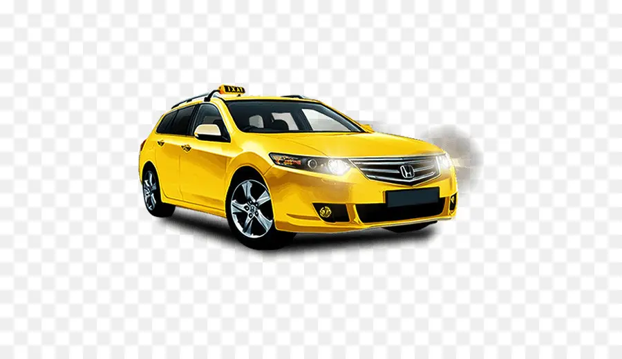 такси，желтый такси PNG