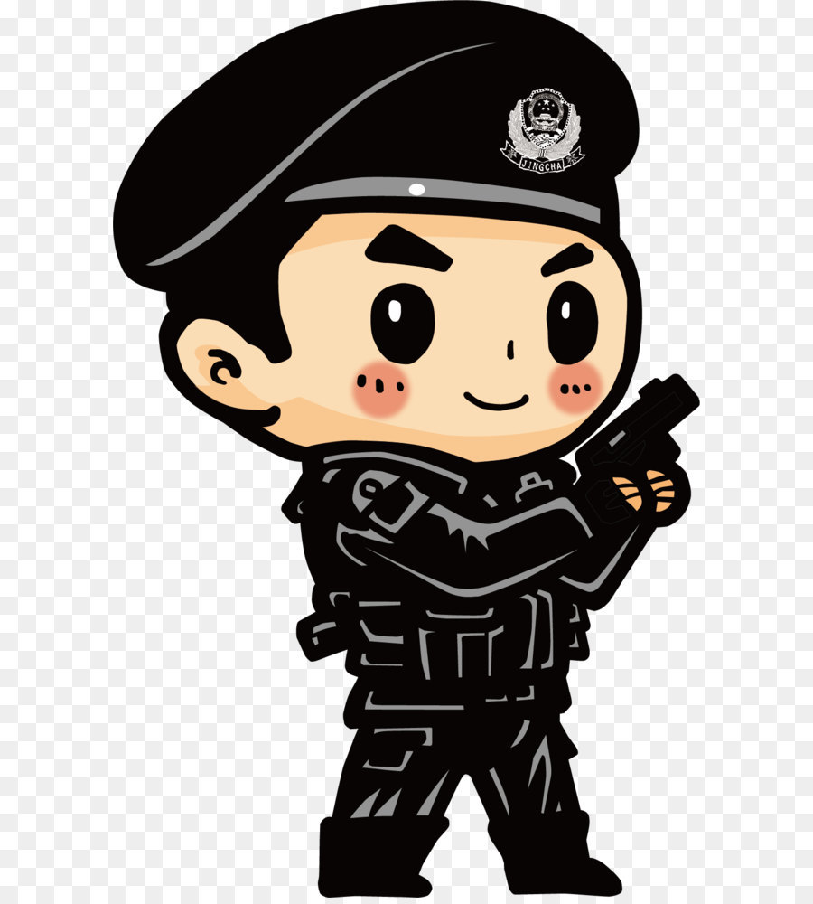 офицер полиции，мультфильм PNG
