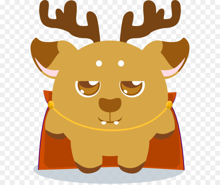 Reindeer，мультфильм PNG