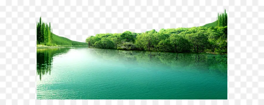 сине озеро，озера красивые PNG