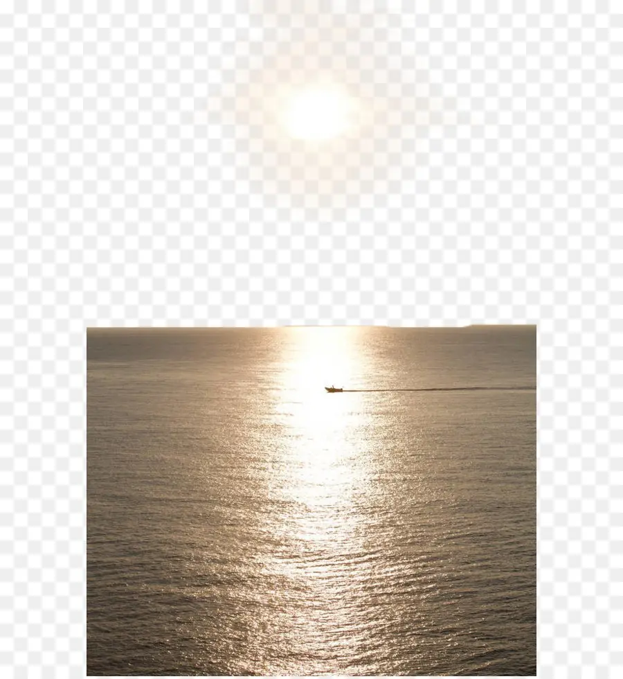 Закат，Море PNG