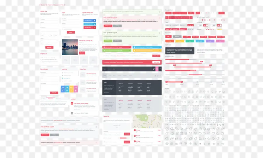 Элементы пользовательского интерфейса，Дизайн PNG