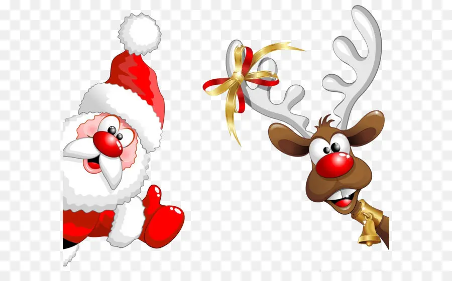 Санта Клаус，Reindeer PNG