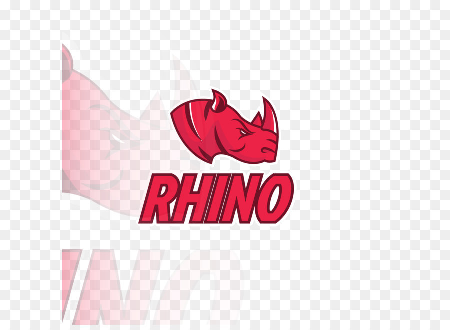 Rhinoceros，красный PNG
