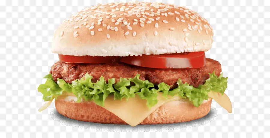 гамбургер，французский фри PNG