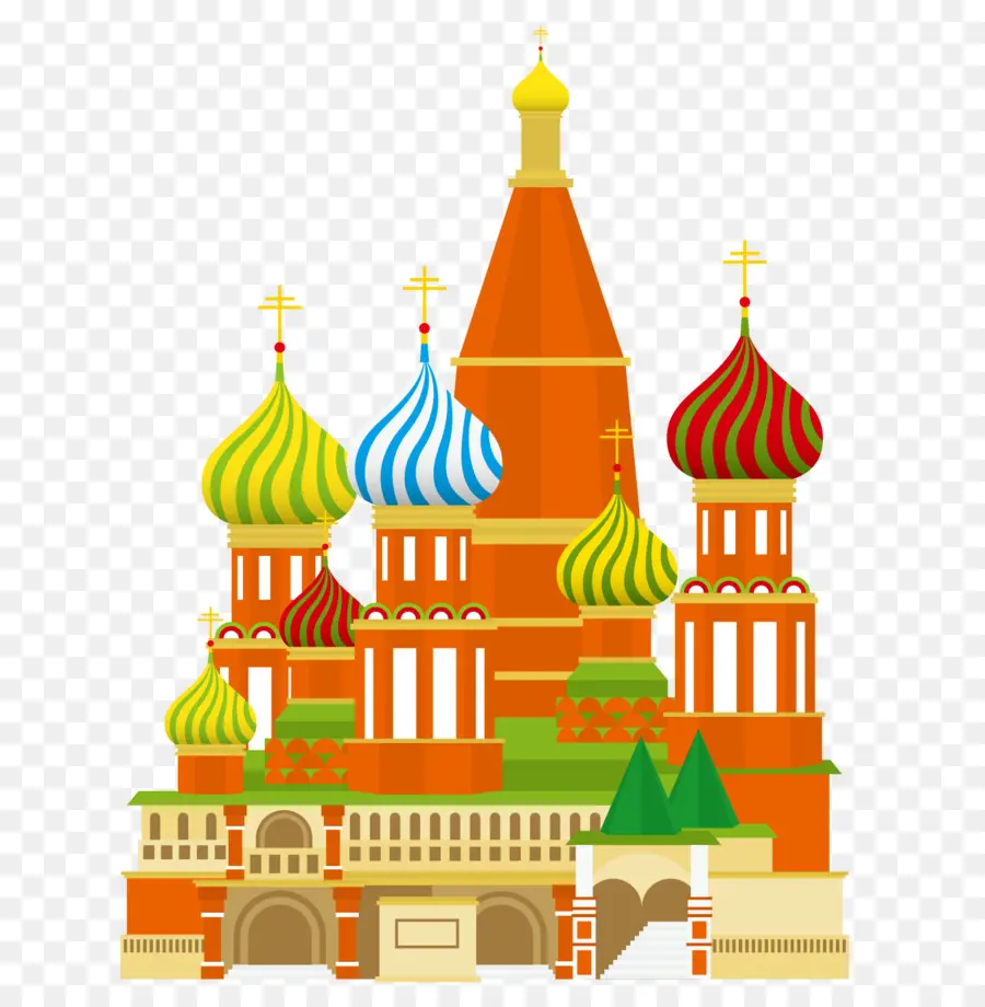 Московский Кремль，Красная площадь PNG