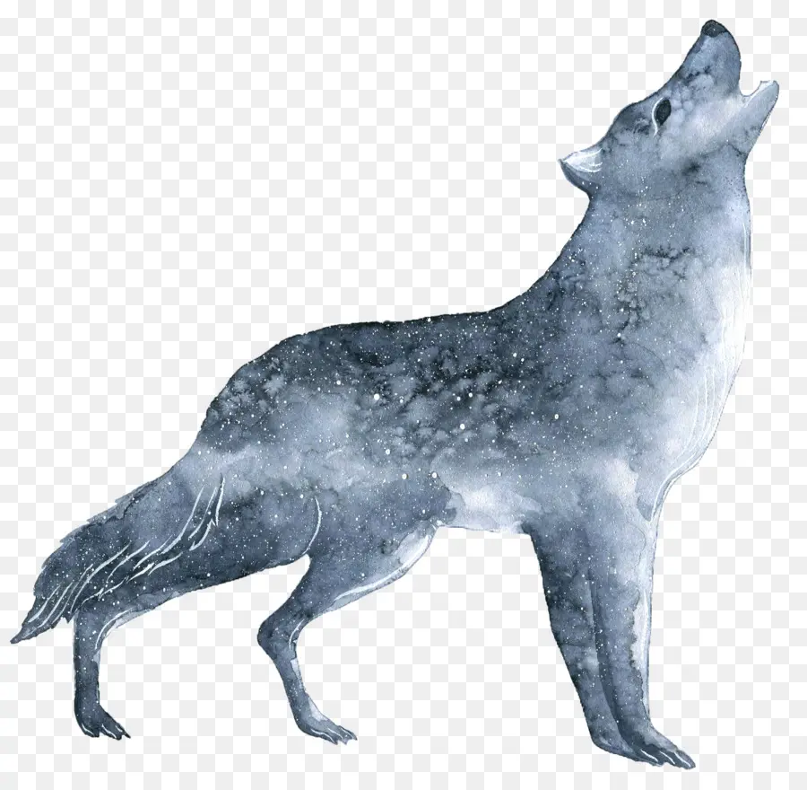 серый волк，инкапсулированный Postscript PNG