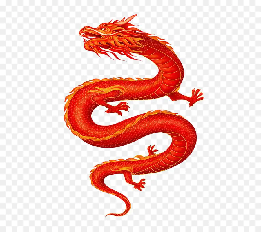 Китай，дракон PNG