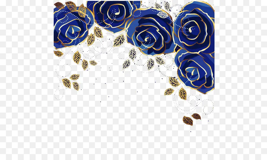 голубая роза，цветок PNG