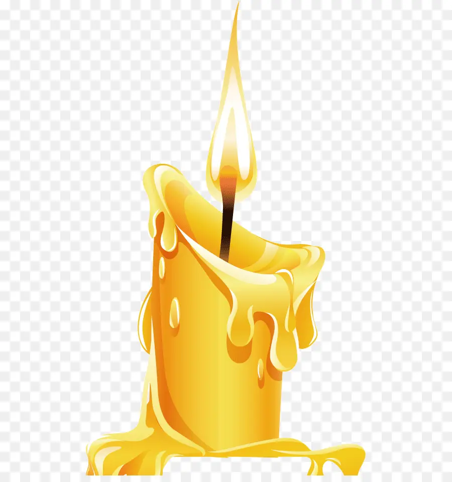 свеча，день рождения Торт PNG