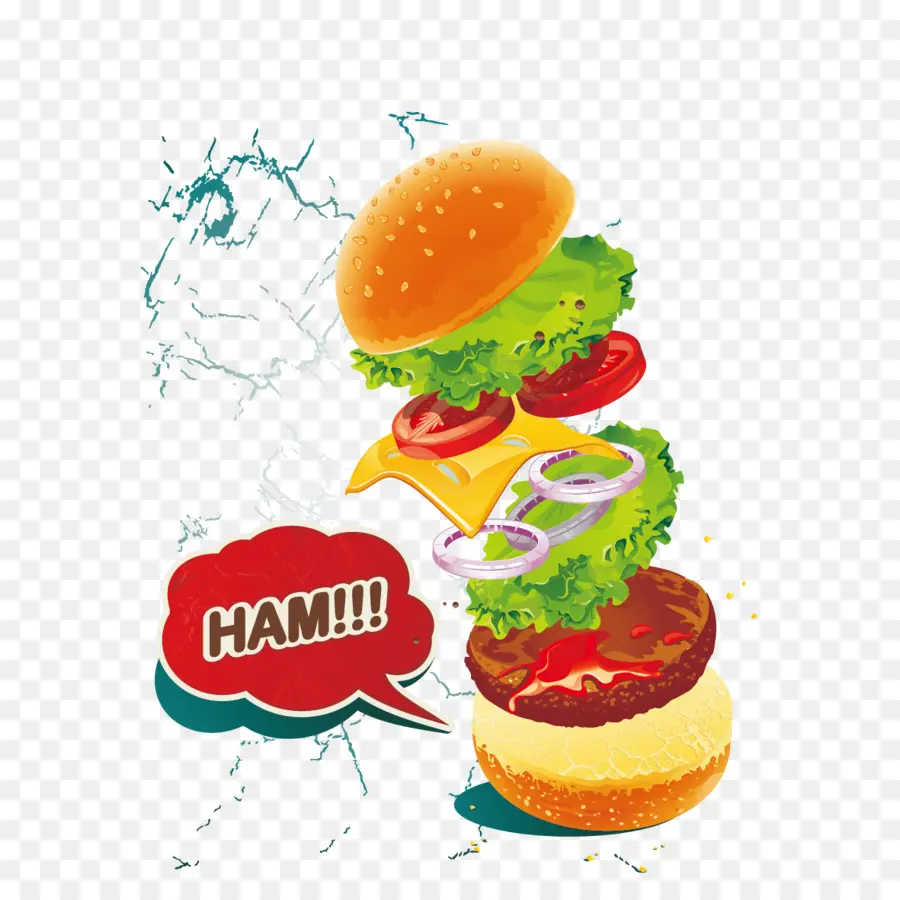 гамбургеры，чизбургер PNG