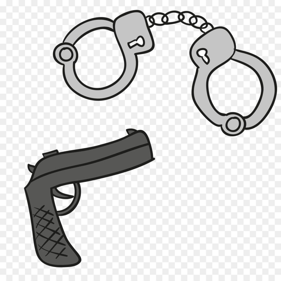 Пистолет и наручники