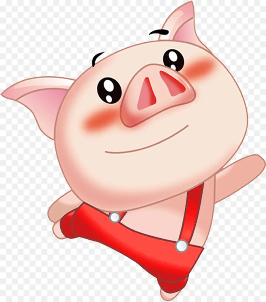 домашняя свинья，мультфильм PNG