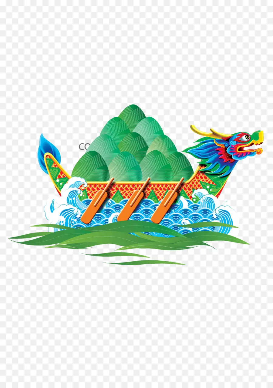 фестиваль лодок драконов，цзунцзы PNG