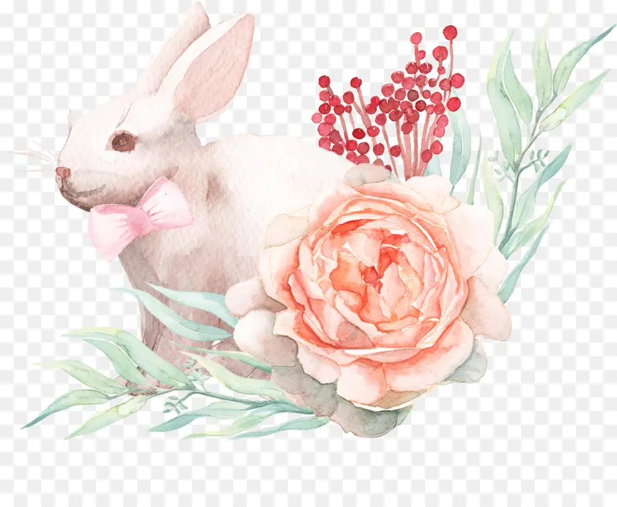 пасхальный кролик，бумага PNG