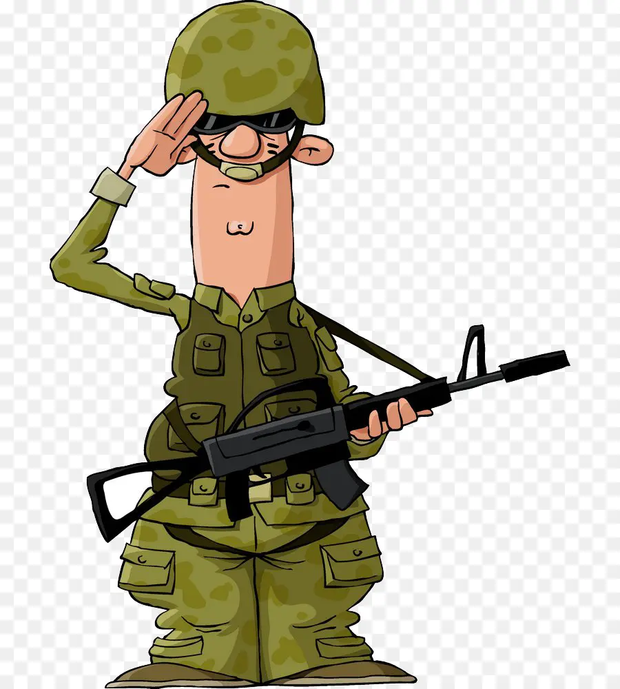 солдат，мультфильм PNG