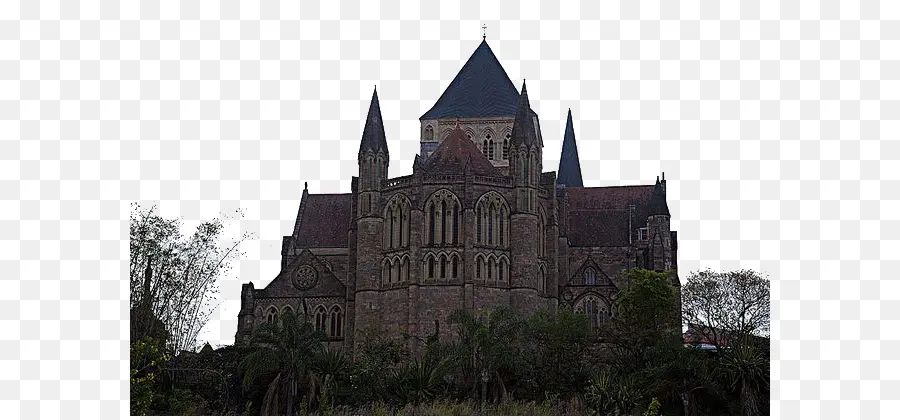 Cathedral，средневековая архитектура PNG