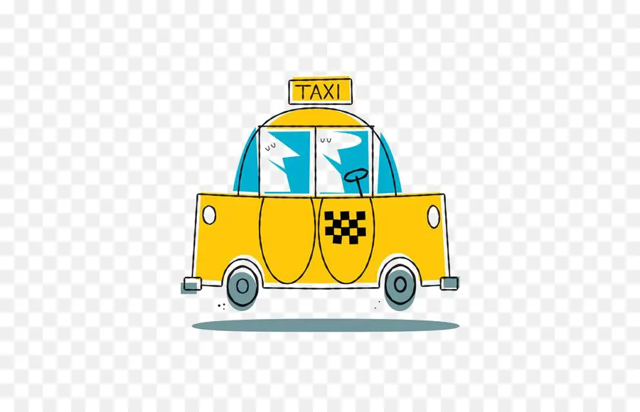 такси，рисунок PNG