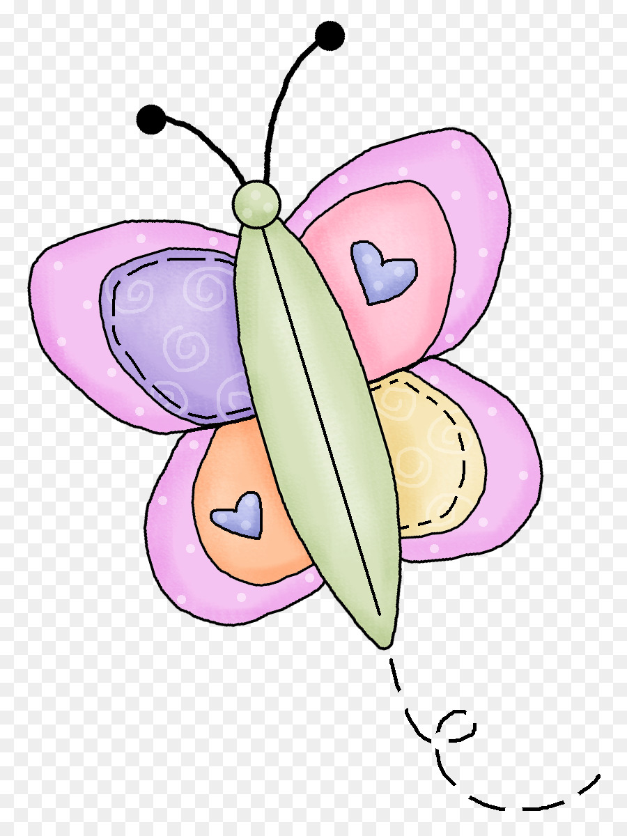 Бабочка мультяшная