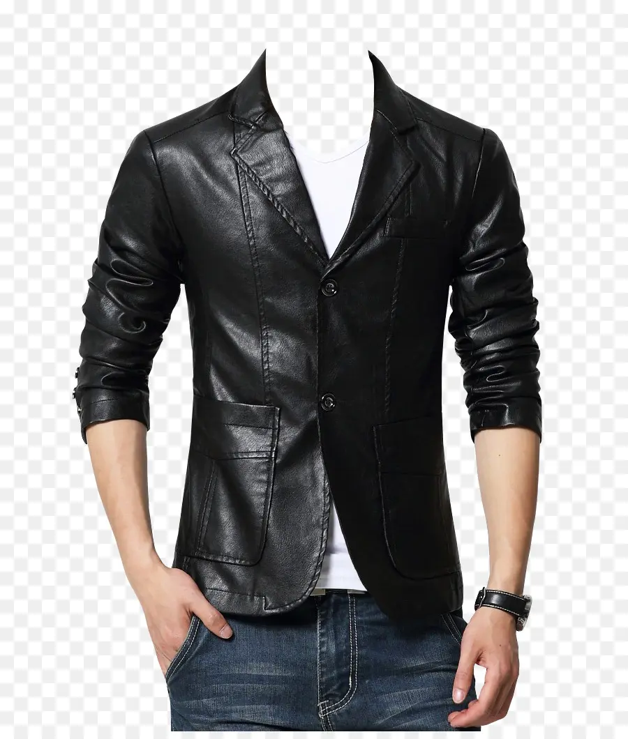 куртка，Leather PNG