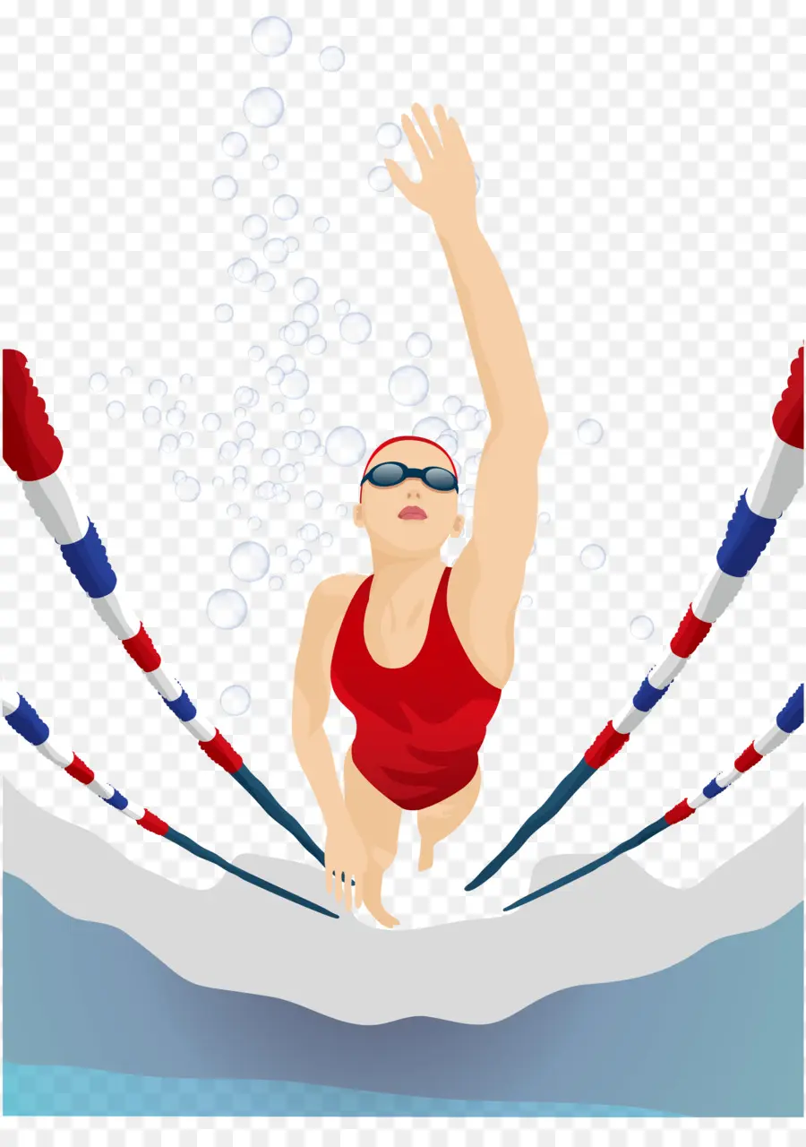 Олимпийские игры，плавание PNG