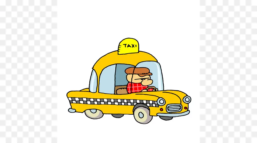 такси，желтое такси PNG