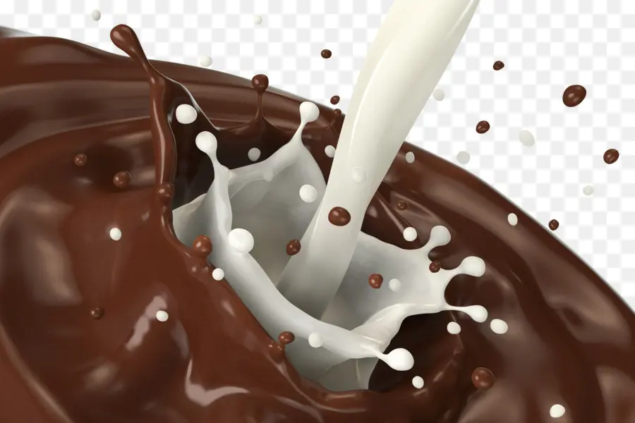 молоко，шоколадный трюфель PNG