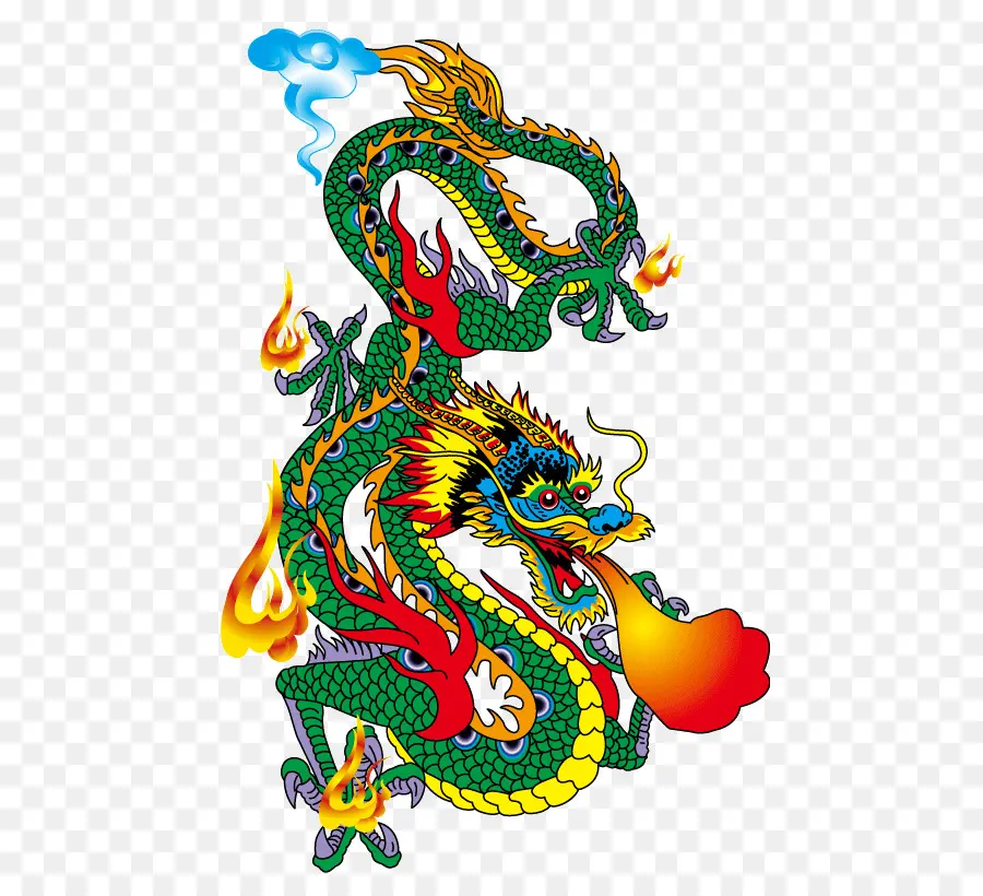китайский дракон，дракон PNG