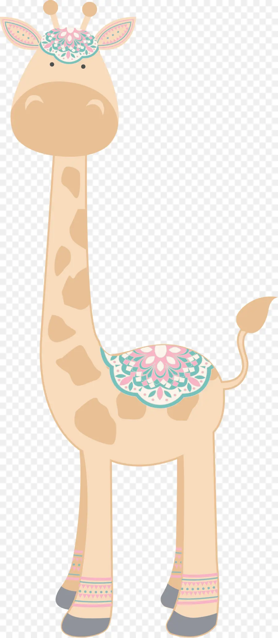 жираф，инкапсулированный Postscript PNG