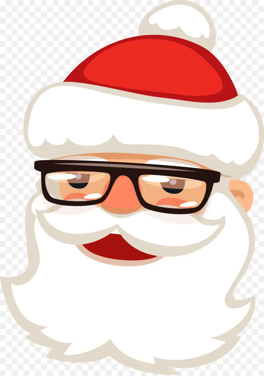 Санта Клаус，очки PNG