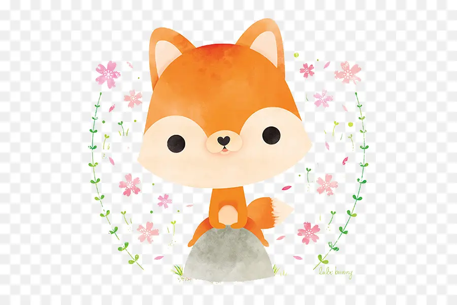 Япония，японская рыжая лисица PNG