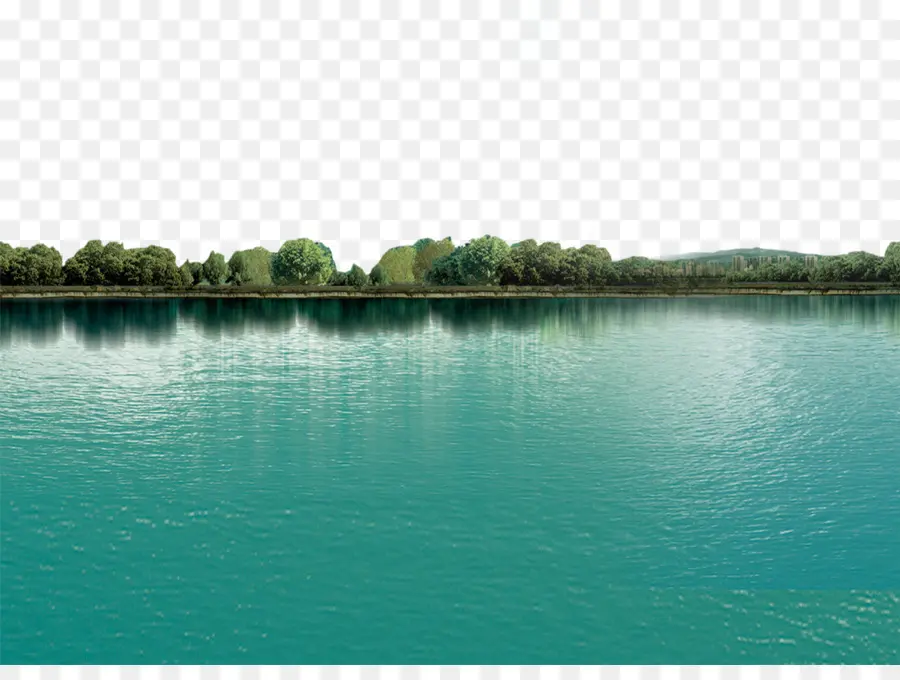 красивое озеро，озеро PNG