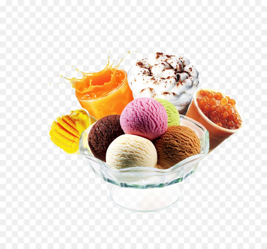 мороженое，крем PNG