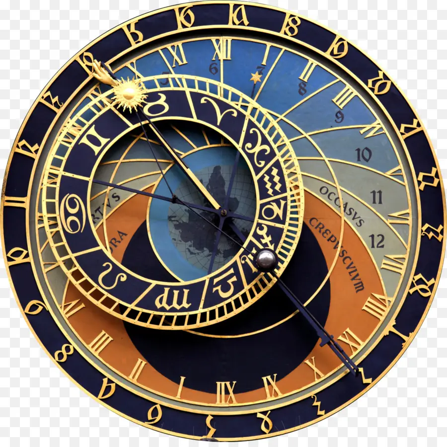 пражские астрономические часы，старая ратуша PNG