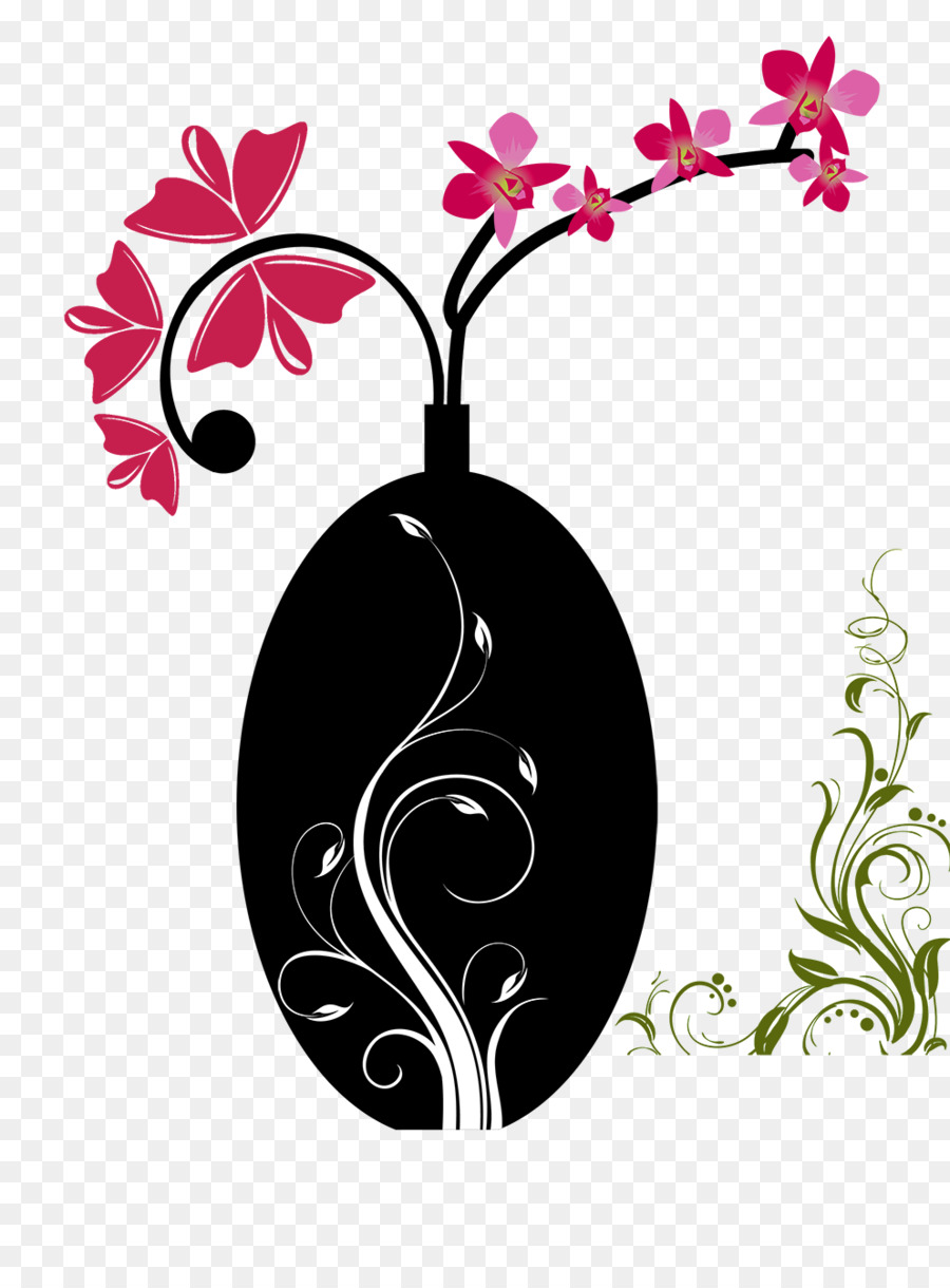 ваза，цветок PNG