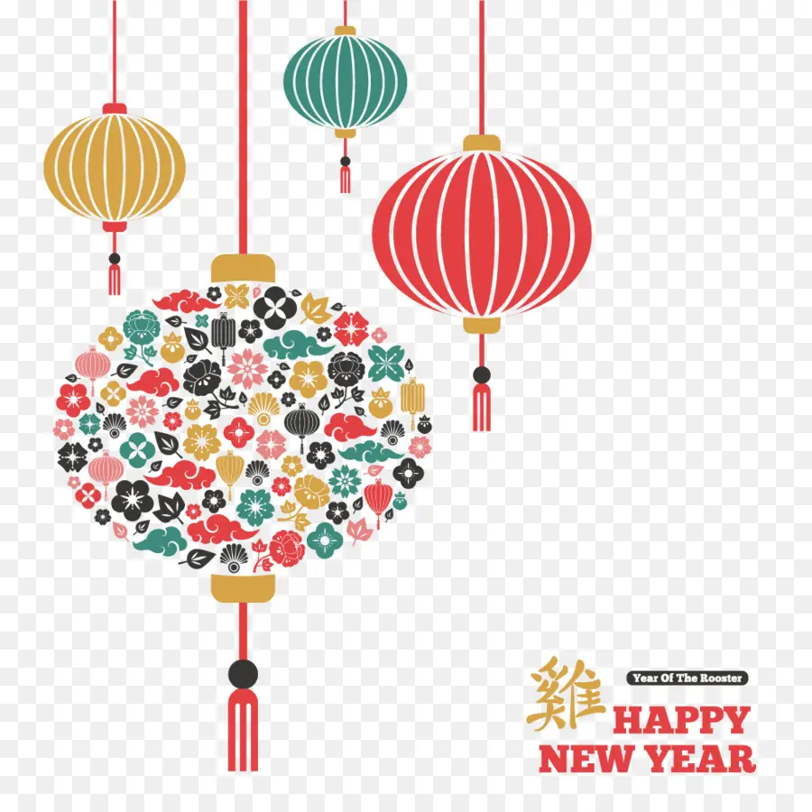 Китайский Новый год，свет PNG