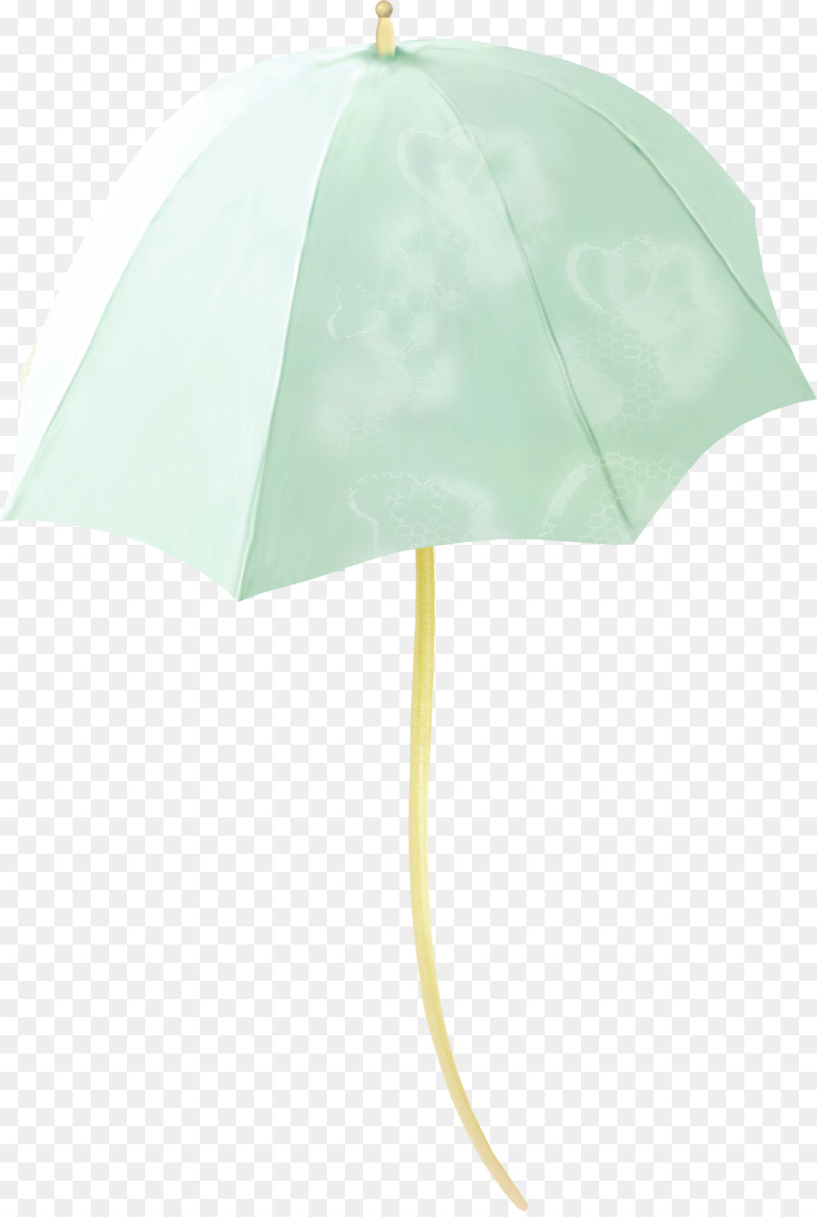 зонтик，зеленый PNG