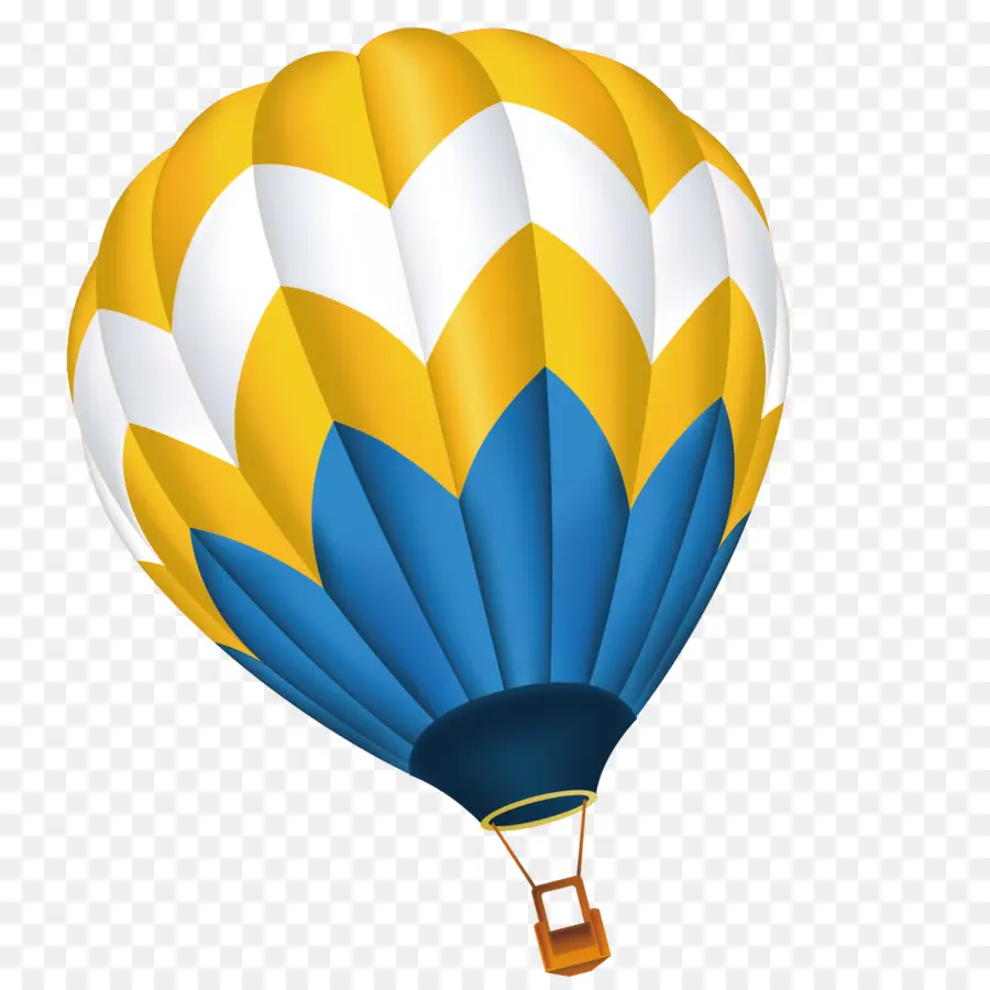 горячий воздух воздушный шар，мультфильм PNG