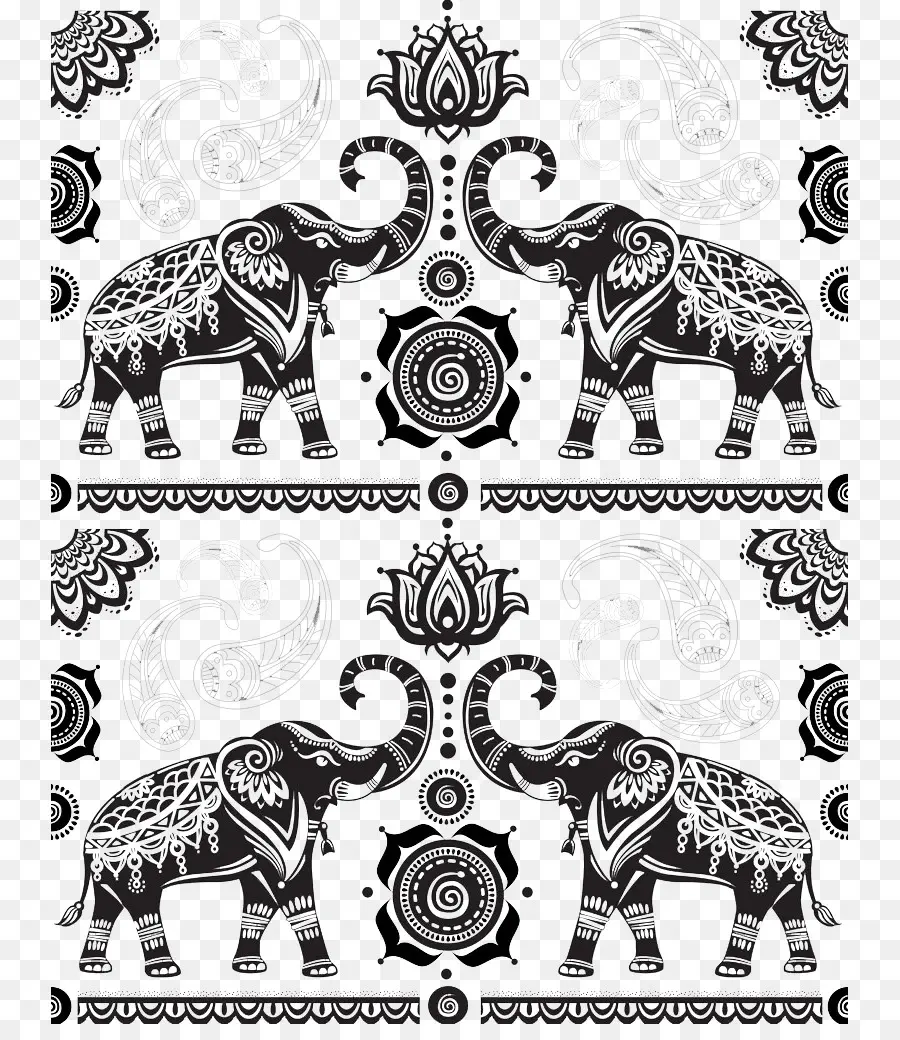 Индия，слон PNG