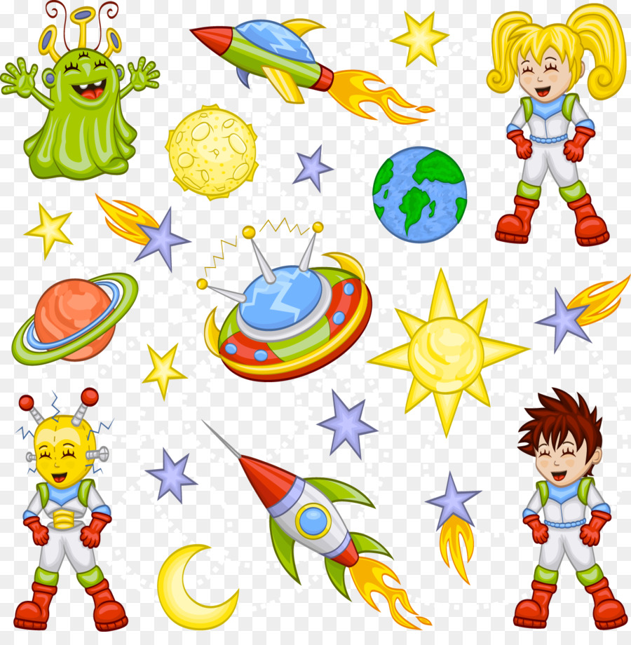 Космические персонажи для детей