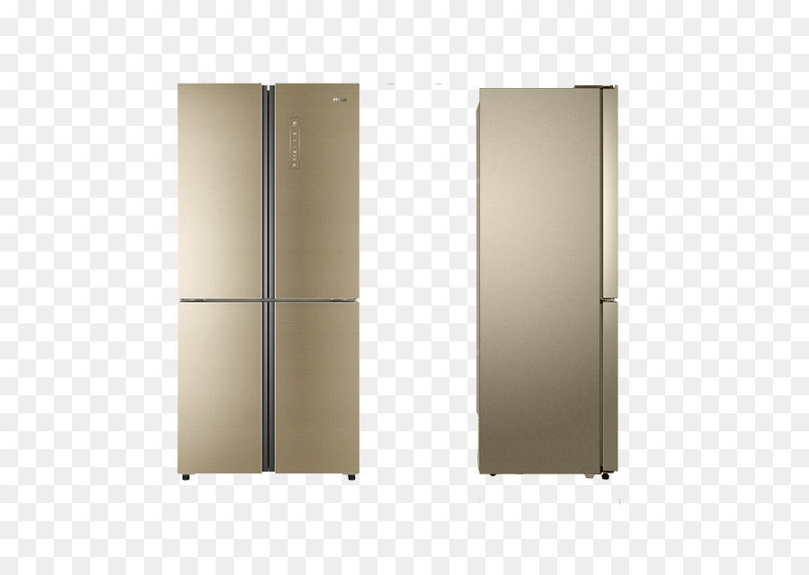 Холодильник Cross Door. 2-Х дверный холодильник бежевый. 650 640