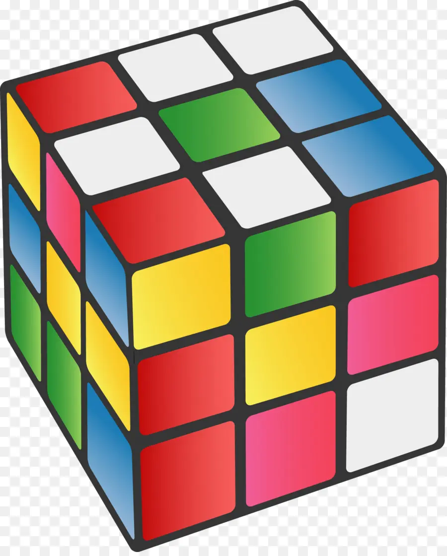 кубик Рубика，наклейка на стену PNG