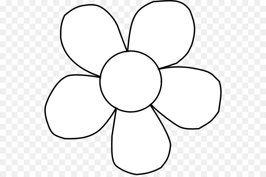 цветок，черный и белый PNG